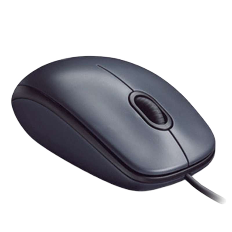 罗技(Logitech) M90 有线办公鼠标 单个装-(个)即插即用左右手通用 手感顺滑流线外观