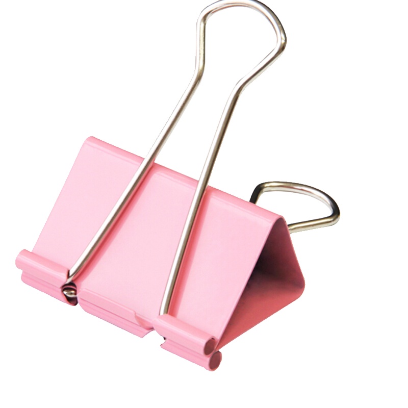 得力 8555ES 彩色长尾夹文件夹子办公文具用品 19mm(160只装)