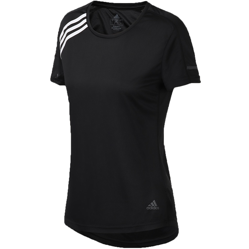阿迪达斯女服短袖T恤跑步训练健身休闲运动服FK1602