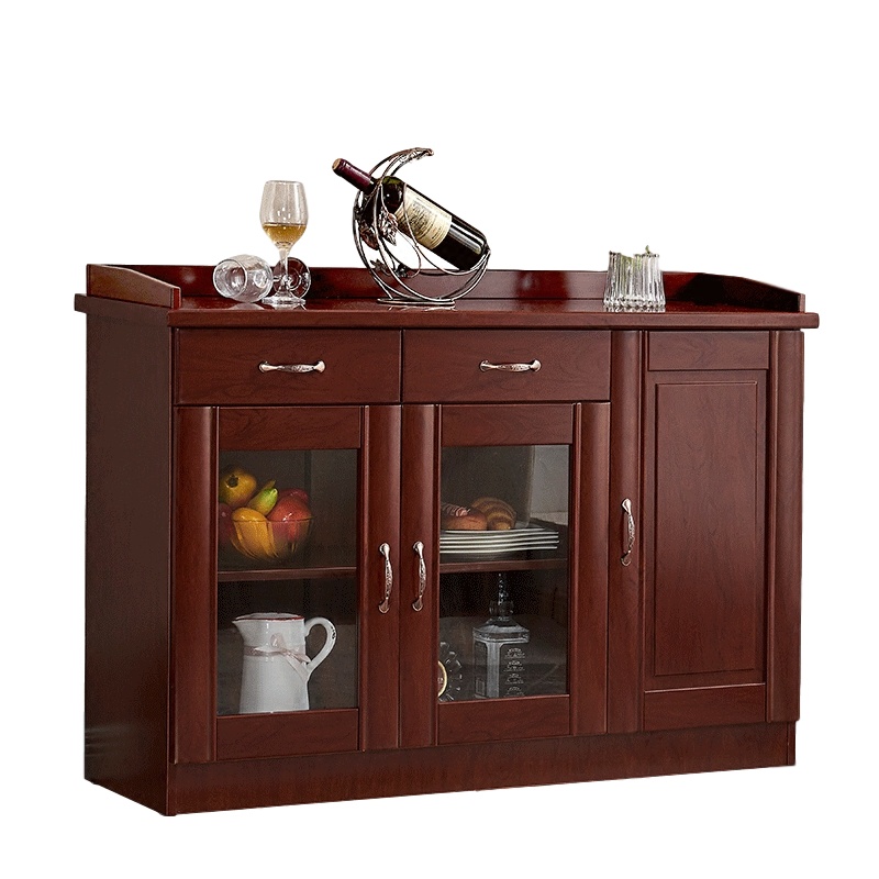 鑫金虎 餐边柜现代简约茶水柜酒水柜北欧餐厅带门储物柜厨房柜