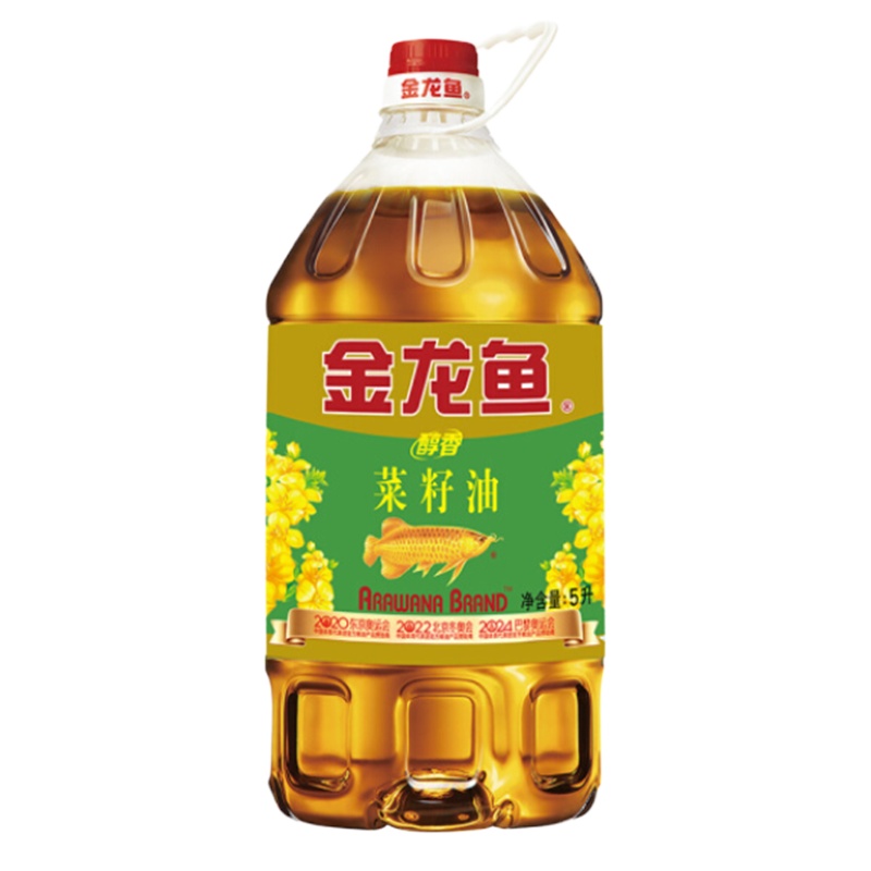 金龙鱼 菜籽油食用油 醇香(纯香)5L/桶
