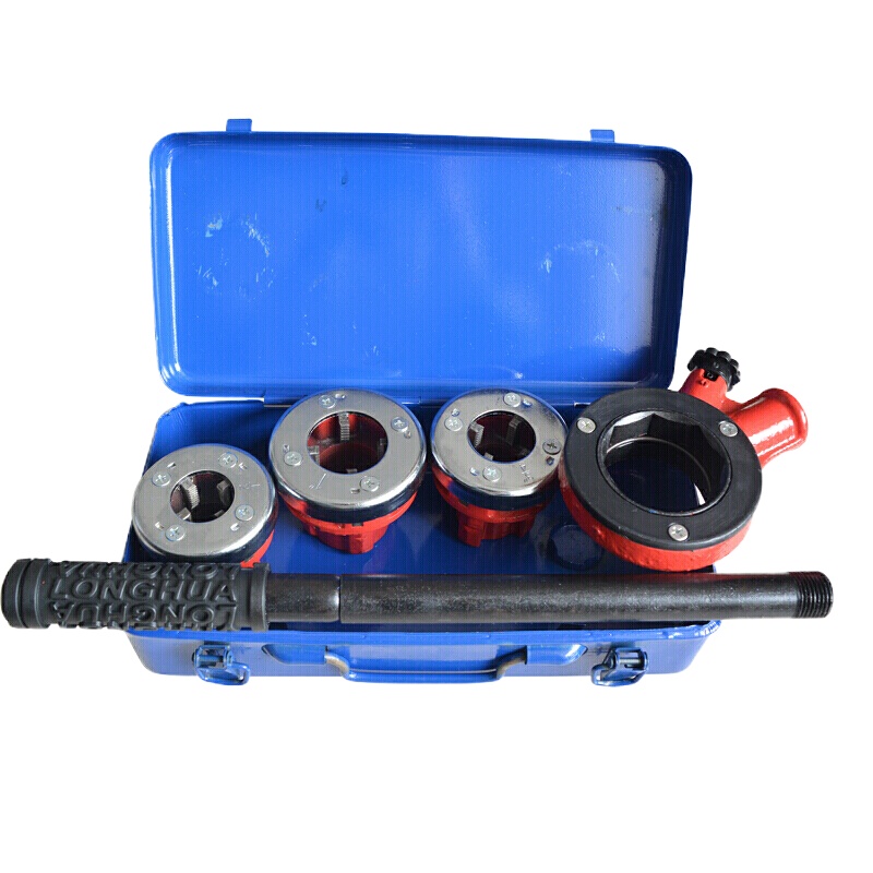 汐岩74型套丝机手动 轻型管子绞板板牙 套丝工具手动套丝机水管 74-1A型