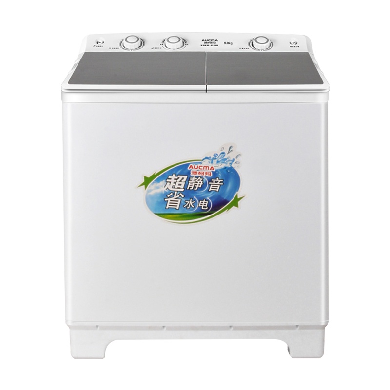 澳柯玛9公斤家用半自动大容量 双缸双桶洗衣机 强力去污 洗脱同步XPB90-8168S