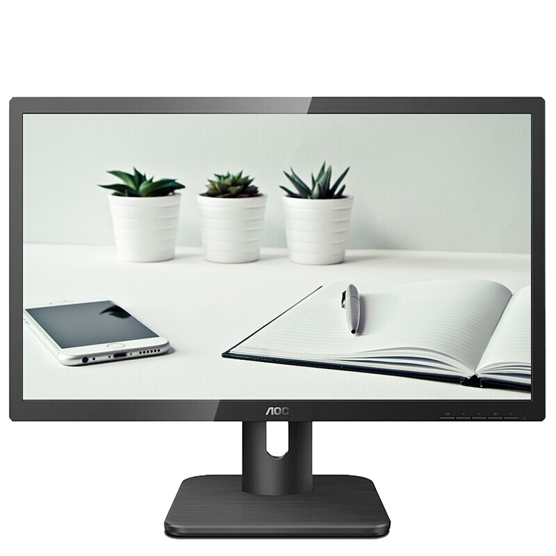 AOC 27英寸显示器 IPS广视角 HDMI高清 爱眼低蓝光 商务办公家用电脑液晶屏幕 27E1H