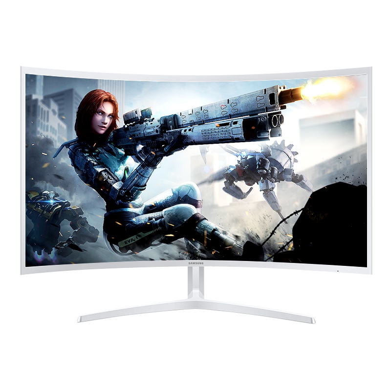 三星(SAMSUNG)31.5英寸曲面显示器144Hz电竞级刷新率电脑液晶屏幕1080P FreeSync 滤蓝光不闪屏 一键游戏模式(C32JG53FDC)