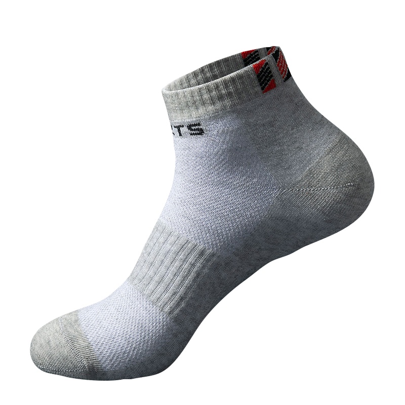 浪莎6双袜子男短袜纯棉夏季透气防臭吸汗全棉运动袜低帮夏天薄款男袜