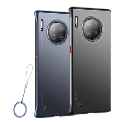 VIPin 适用华为mate30/mate30pro无边框手机壳透明超薄磨砂防摔指环保护套网红保护壳