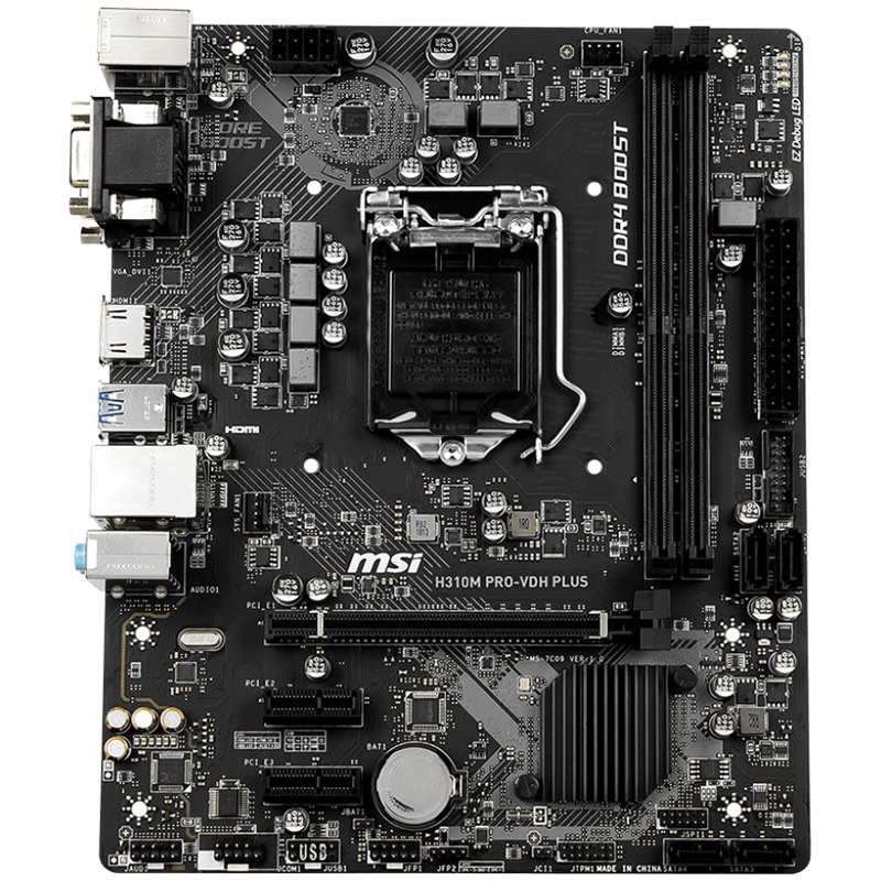 微星MSI H310M PRO-VDH PLUS+i5 9400F板U套装