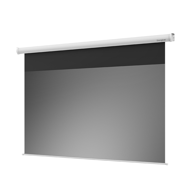 当贝 100英寸16:9投影仪遥控版长焦抗光幕布