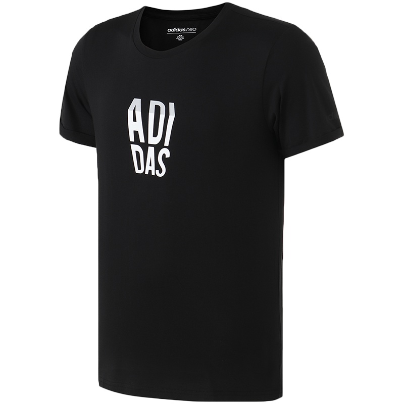 【自营】adidas阿迪达斯NEO男装运动休闲LOGO款圆领套头短袖T恤DW8228
