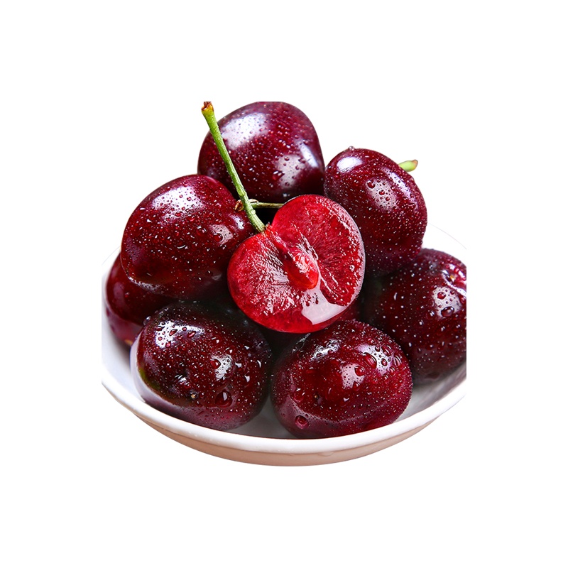 [西沛生鲜]EMS空运 甘肃新鲜美早大樱桃 净重3斤 单果28-32mm 新鲜水果大樱桃 酸甜可口