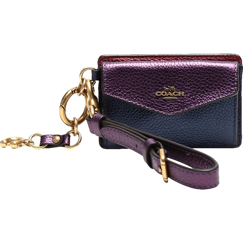COACH 蔻驰 奢侈品 女士皮革卡包零钱包 86724