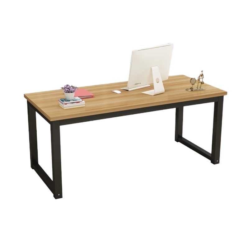简易电脑桌宜家书桌时尚简约双人办公桌台式家用写字台钢木桌