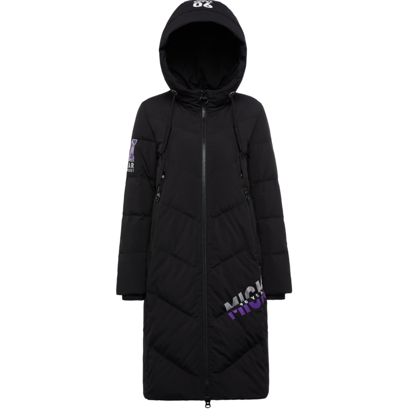 波司登官方旗舰店羽绒服女中长款迪士尼女款时尚外套