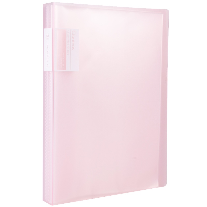 得力资料册收集册a4文件夹60页80页学生分类孕期检查单报告册试卷夹多功能透明高中生插页分页神器画夹收纳册72557HO