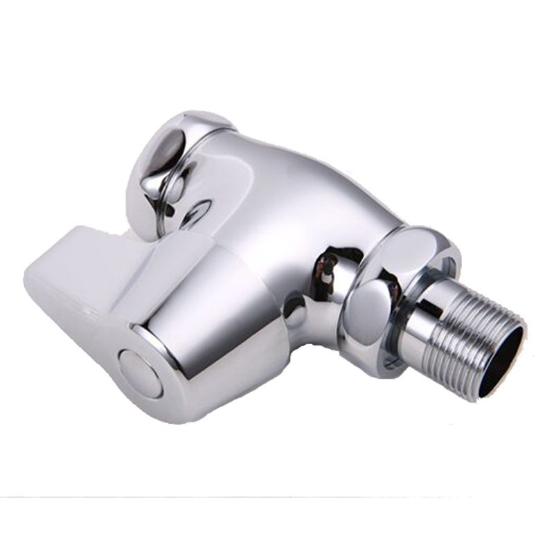 永瓷卫浴 全铜手按式大便冲洗阀 厕所用冲水阀 快开冲水阀 YC89112