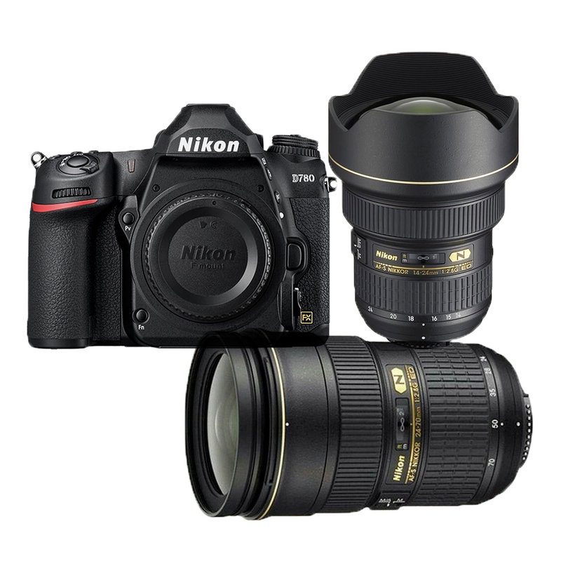 尼康(Nikon)D780(14-24mm f/2.8G +24-70mm f/2.8G )双镜头单反套机
