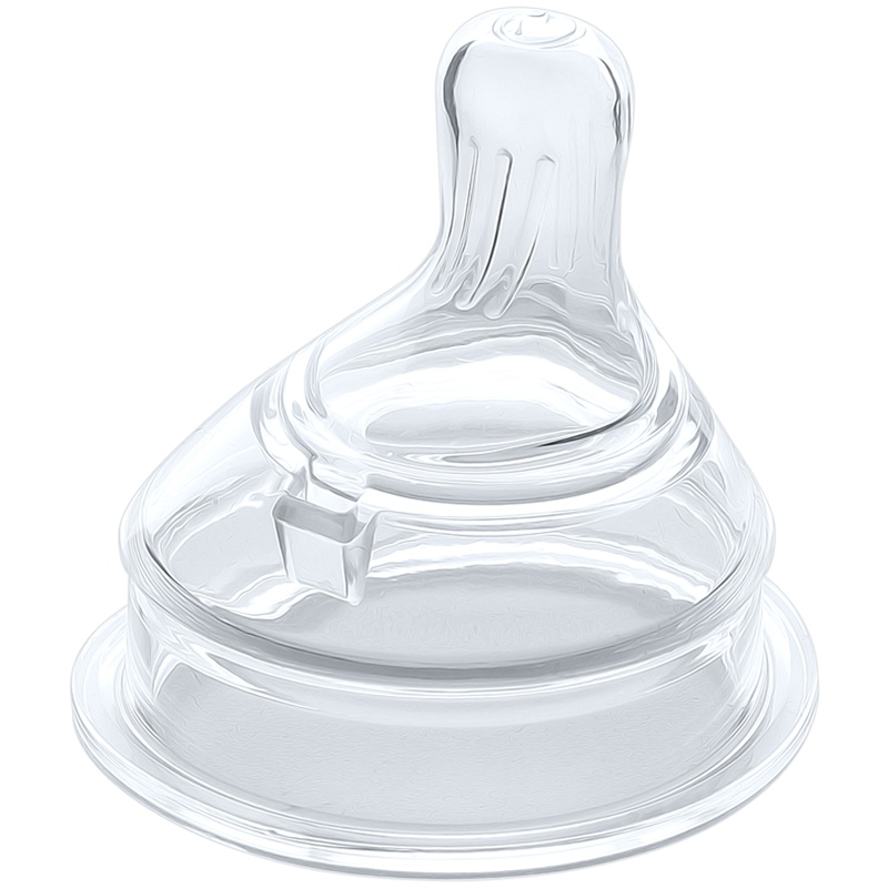 安尼宝/anliboa 原装进口婴儿多功能方瓶智能专用奶嘴宽口软硅胶仿真母乳奶嘴十字孔