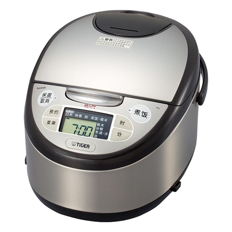 虎牌(tiger)电饭煲JAX-A10C 多功能炊煮碗型加热可预约定时电饭煲 3L远红外内胆 三维立体加热微电脑煲电饭锅