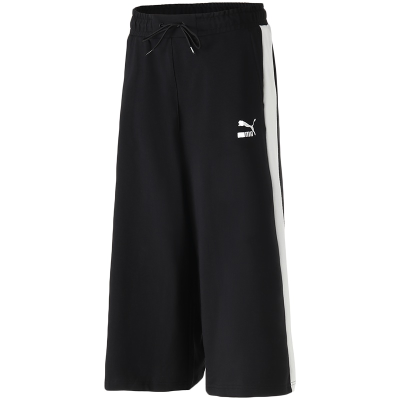 【自营】PUMA彪马女裤跑步训练运动七分裤休闲裤阔腿裤579210