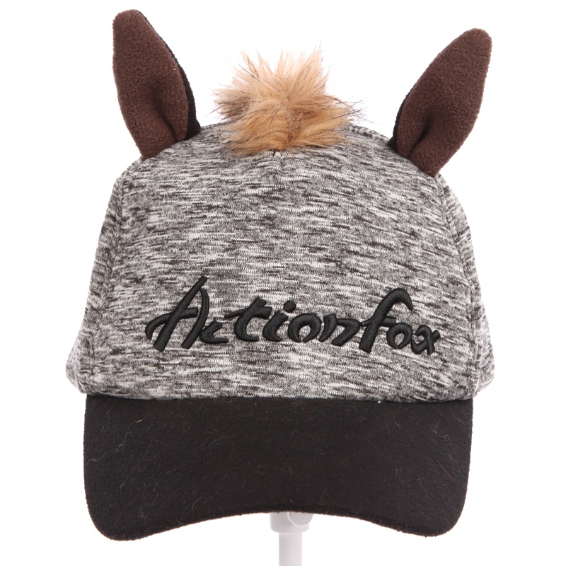 快乐狐狸（ActionFox）运动户外男女时尚保暖卡通动物棒球帽绒帽2878