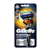 吉列(GILLETTE) 锋隐5致顺 5+1层刀片 清爽手动剃须刀刮胡刀 1个刀架+2个刀头 橙色