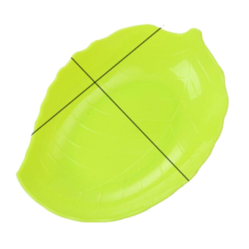 树叶果盘[1个装] [熟胶料小号树叶果盘]创意树叶水果盘叶形干果盘零食糖果凉菜碟