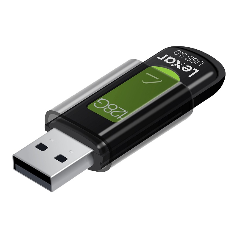 雷克沙（Lexar）S57 U盘128G 车载电脑系统优盘 安全加密高速USB3.0 推拉式 读速150M