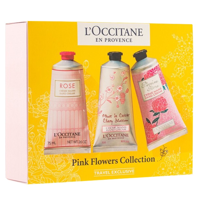 L'OCCITANE欧舒丹护手霜女套盒套装 补水保湿嫩白滋润 男士可用护手霜圣诞春节礼物 3支装 75ml /支