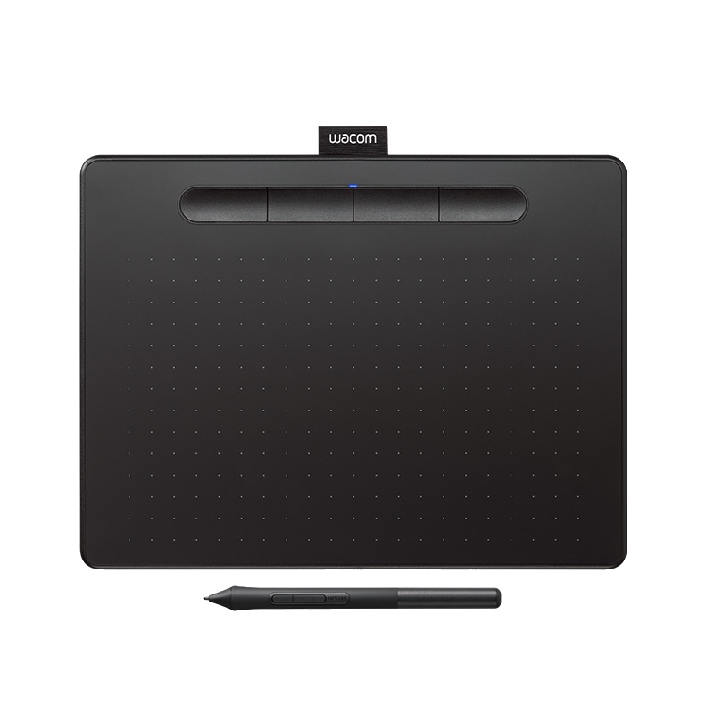 和冠 Wacom CTL-6100/K0 数位板 绘画板 4096级压感 电磁压感式 USB2.0 黑色中号