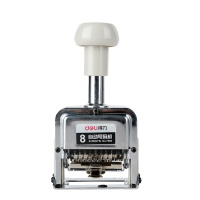 得力(deli) 7508 八位自动号码机 白色 一台装