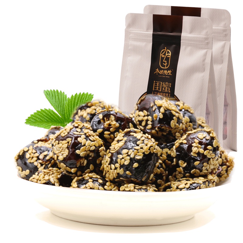 枣粮先生 金丝芝麻阿胶枣110g/袋 开袋即食