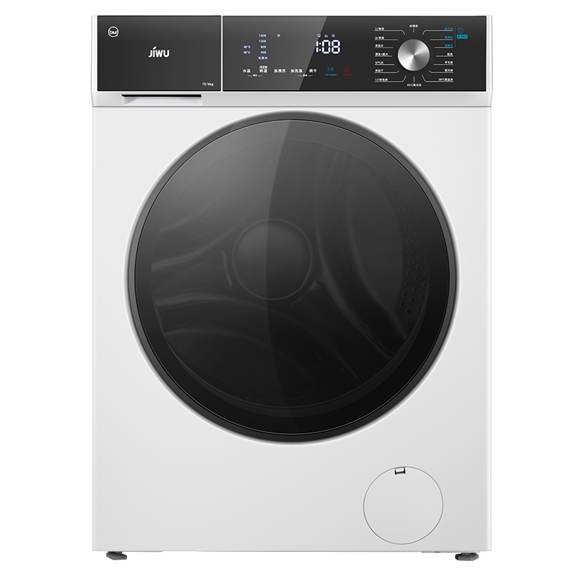 苏宁极物小Biu 10公斤 洗干一体机 家用全自动变频滚筒洗衣机 洗烘一体 蒸汽除菌洗 高温筒清洁 JWF14102WW
