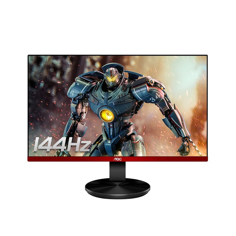 AOC新品 24英寸显示器 144Hz刷新率 全高清广视角HDMI 1ms疾速响应 窄边框低蓝光不闪屏护眼 台式液晶电脑可壁挂 游戏电竞显示屏(G2490VX)