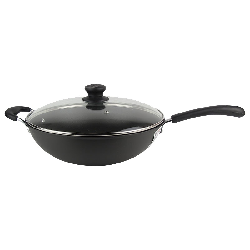 云南爱仕达硬氧不粘炒锅CL32A1J家用32CM电磁炉燃气灶通用