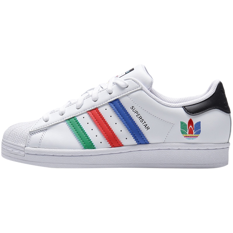 阿迪达斯三叶草男鞋女鞋板鞋贝壳头小白鞋运动休闲鞋FU9521