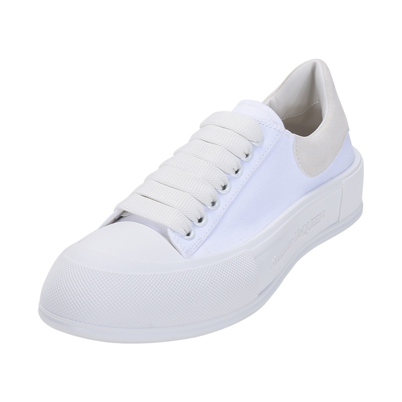 亚历山大·麦昆 ALEXANDER MCQUEEN 男士 织物配皮系带休闲运动鞋654594 W4MV7