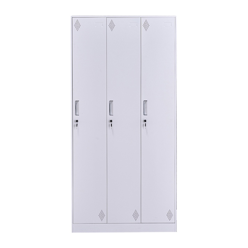 永格钢制更衣柜浴室游泳馆铁皮柜员工宿舍多格储物健身房换衣带锁学生书包存包柜子鞋柜铁柜子