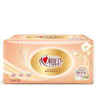 心相印 抽纸 红悦系列 三层130抽*24包(小规格) 软抽 原生木浆(整箱销售)