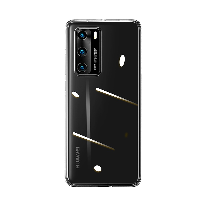 倍思华为p40 Pro手机壳p40 pro防摔保护套曲面屏全包超薄5g潮牌磨砂手机套个性创意网红高档外壳男女 透白