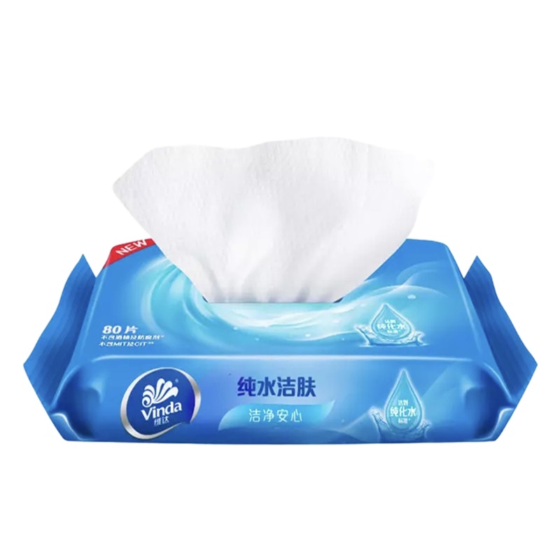 Zs-维达(Vinda)湿巾纸巾 RO纯水洁肤卫生湿巾80片/包