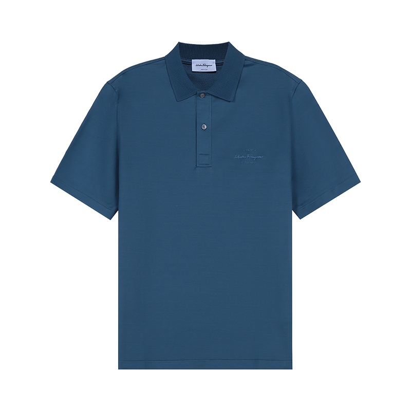 Salvatore Ferragamo 菲拉格慕 男士 棉质短袖POLO衫120615
