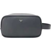 EMPORIO ARMANI 阿玛尼 男士 牛剖层移膜革/聚氨酯手拿包 Y4R257 YAQ2E