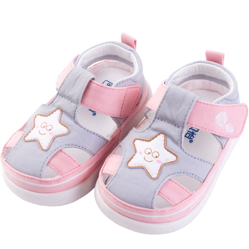 贝贝怡男女童透气夏季时尚软底学步鞋192X125