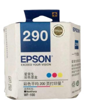 爱普生(EPSON)T290 彩色墨盒 (适用WF-100机型) 约200页
