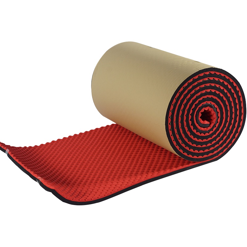 海斯迪克 HK-593 隔音防水棉 吸音棉隔音板阻燃ktv录音棚隔音板防水棉 红色 1×5m 厚3cm(实厚2.5cm)