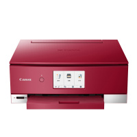 佳能(Canon)TS8380 A4幅面智能触屏照片多功能喷墨一体机红色(打印复印扫描/无线/双面)