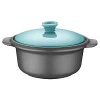 苏泊尔(SUPOR)新陶养生煲•怡悦系列•浅汤煲 2.5L进口矿石陶瓷煲冷热交替 EB25CT01-B 孔雀蓝 2.5L