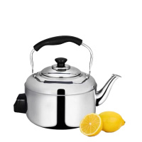 不锈钢电热水壶 家用烧水壶 5L大容量2瓶水 JR银色