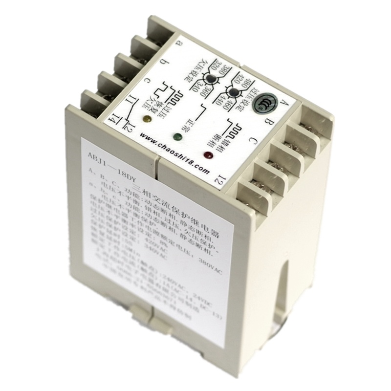 上海超时电子电器 ABJ1-18F系列三相交流电压保护器 相序保护器（请备注所需断相延时快/慢：Y型/H型！）